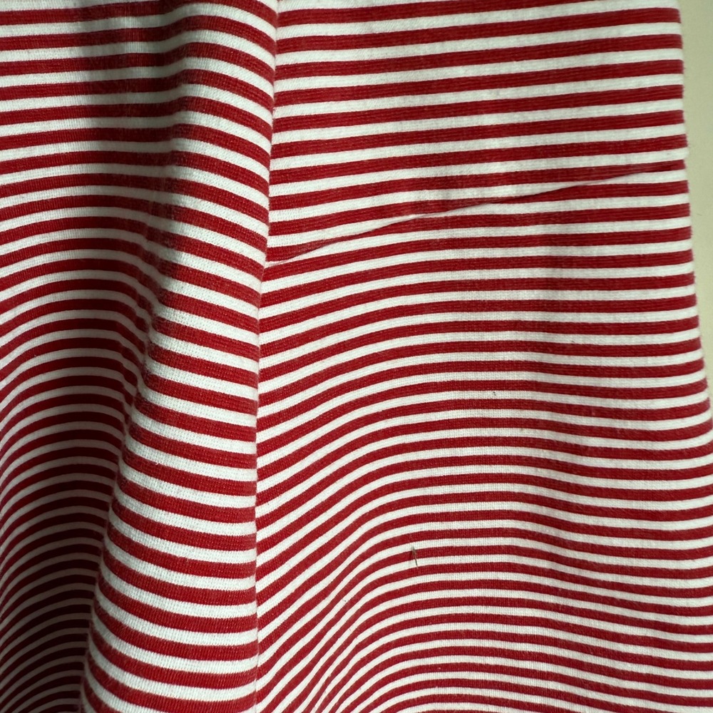 Janie and Jack Striped Dress Fit & Flare Patriotic Flower Red White Girls 3 - Picture 3 of 6